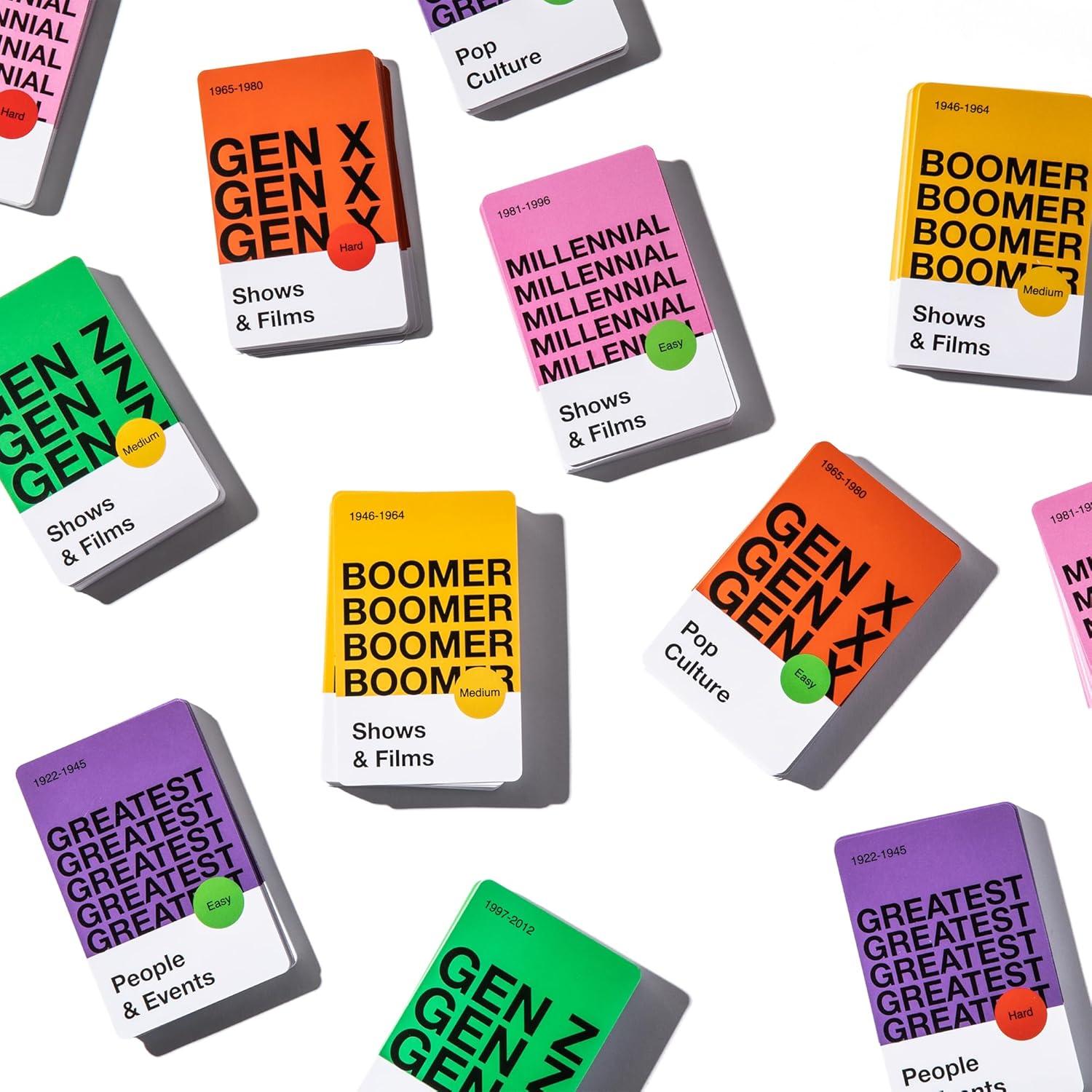 Juego de Trivia GENSMAK - Diversión Intergeneracional 10+ Años