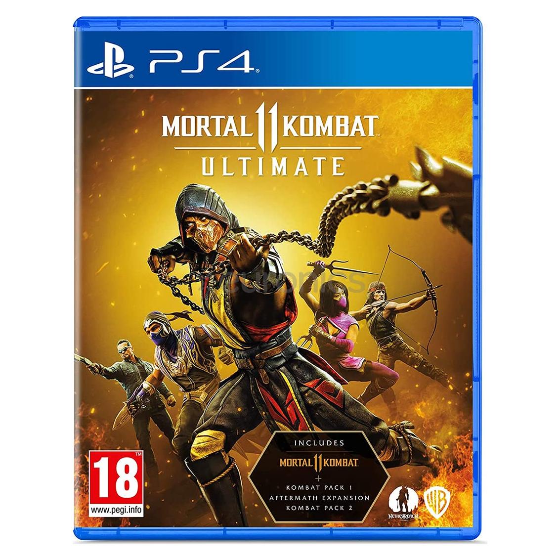 Mortal Kombat 11 Ultimate PS4 - Incluye Kombat Packs y DLC