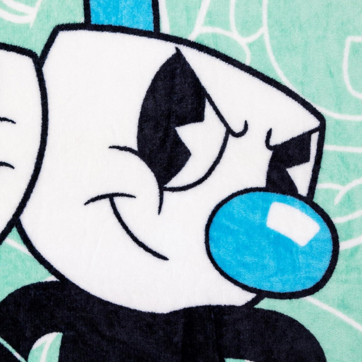 Manta de Forro Cuphead 152x114 cm Poliester Suave