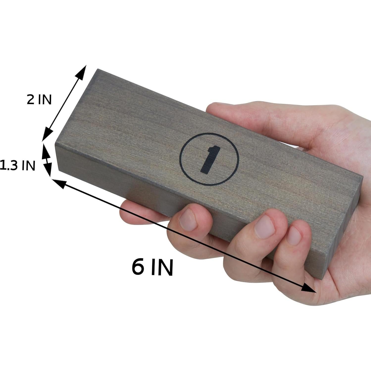 Gray Large Tower Game Outdoor Games 54 Blocks Stacking Game Includes Carry Bag