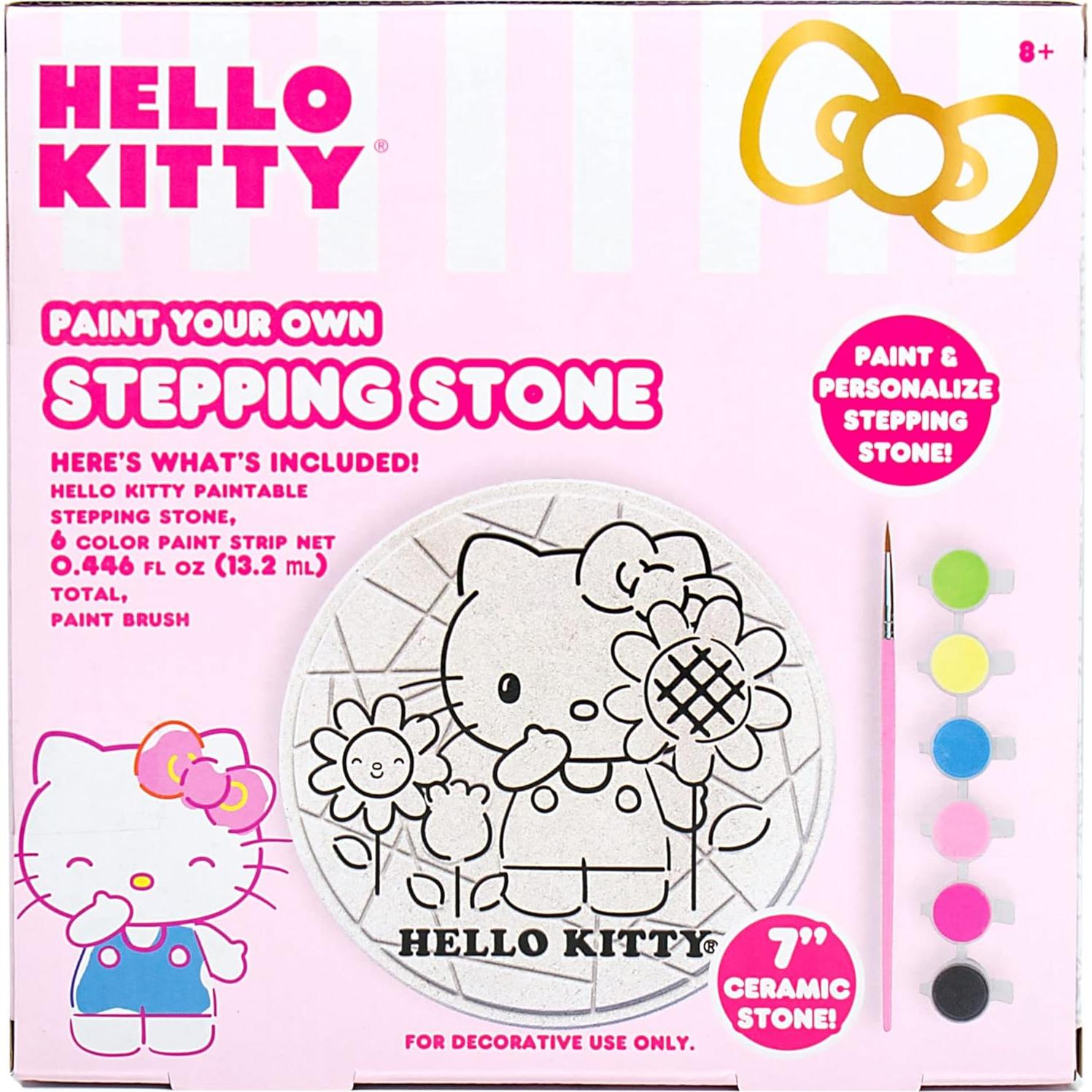 Kit de Pintura Hello Kitty - Ladrillo de Jardín 17.78 cm