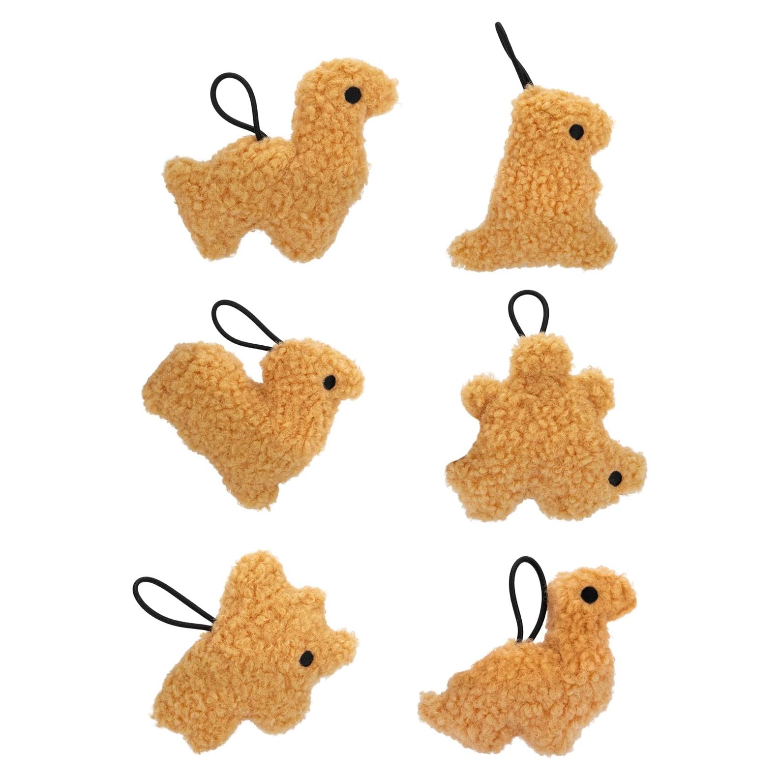 Llaveros de Peluche Russ Snackeez Dino Nuggets 6-Pack 8.89 cm