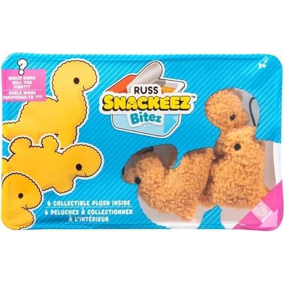 Llaveros de Peluche Russ Snackeez Dino Nuggets 6-Pack 8.89 cm