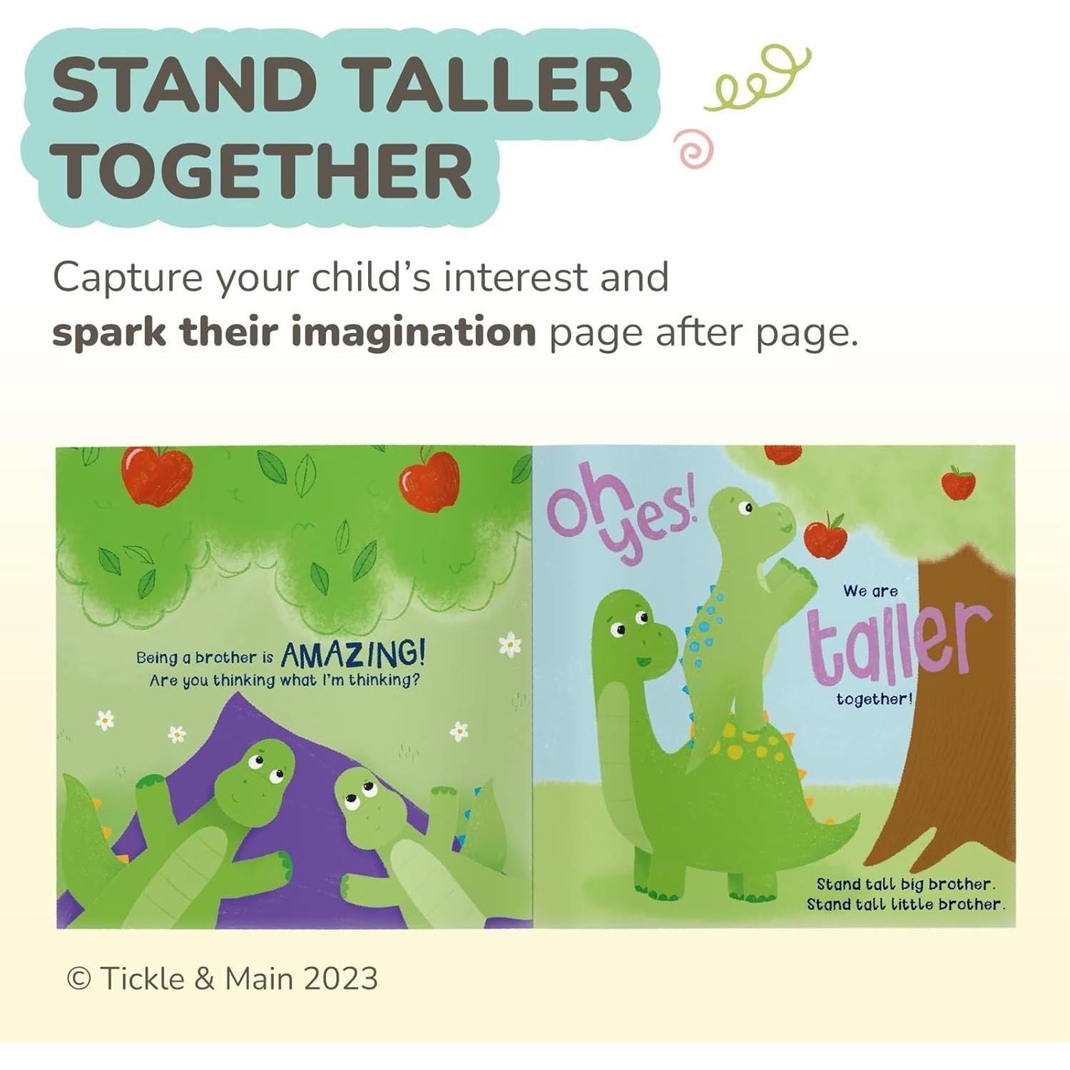 Conjunto Regalo Tickle & Main Dinosaurio Peluche 3 Piezas