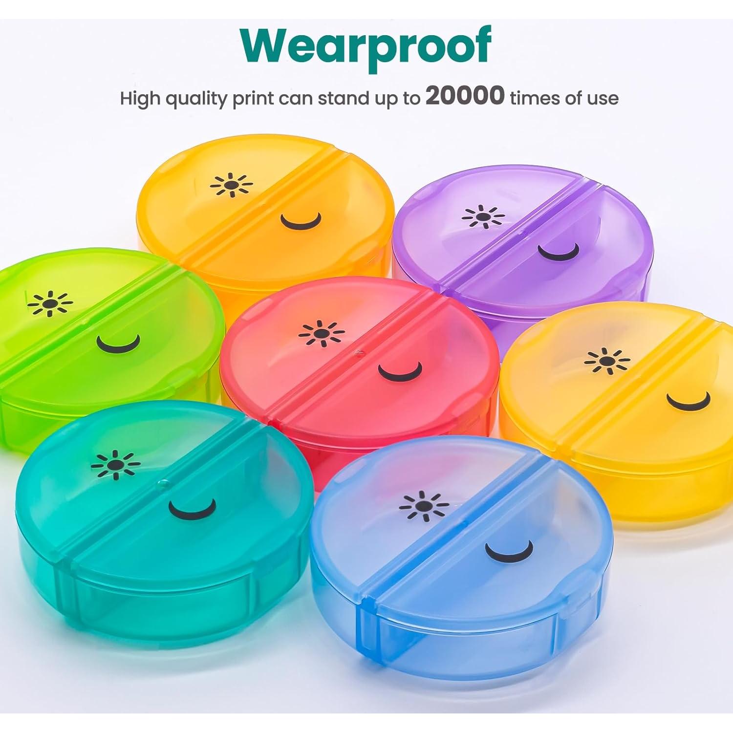 Organizador de Pastillas Semanal Sukuos AM PM 7 Días