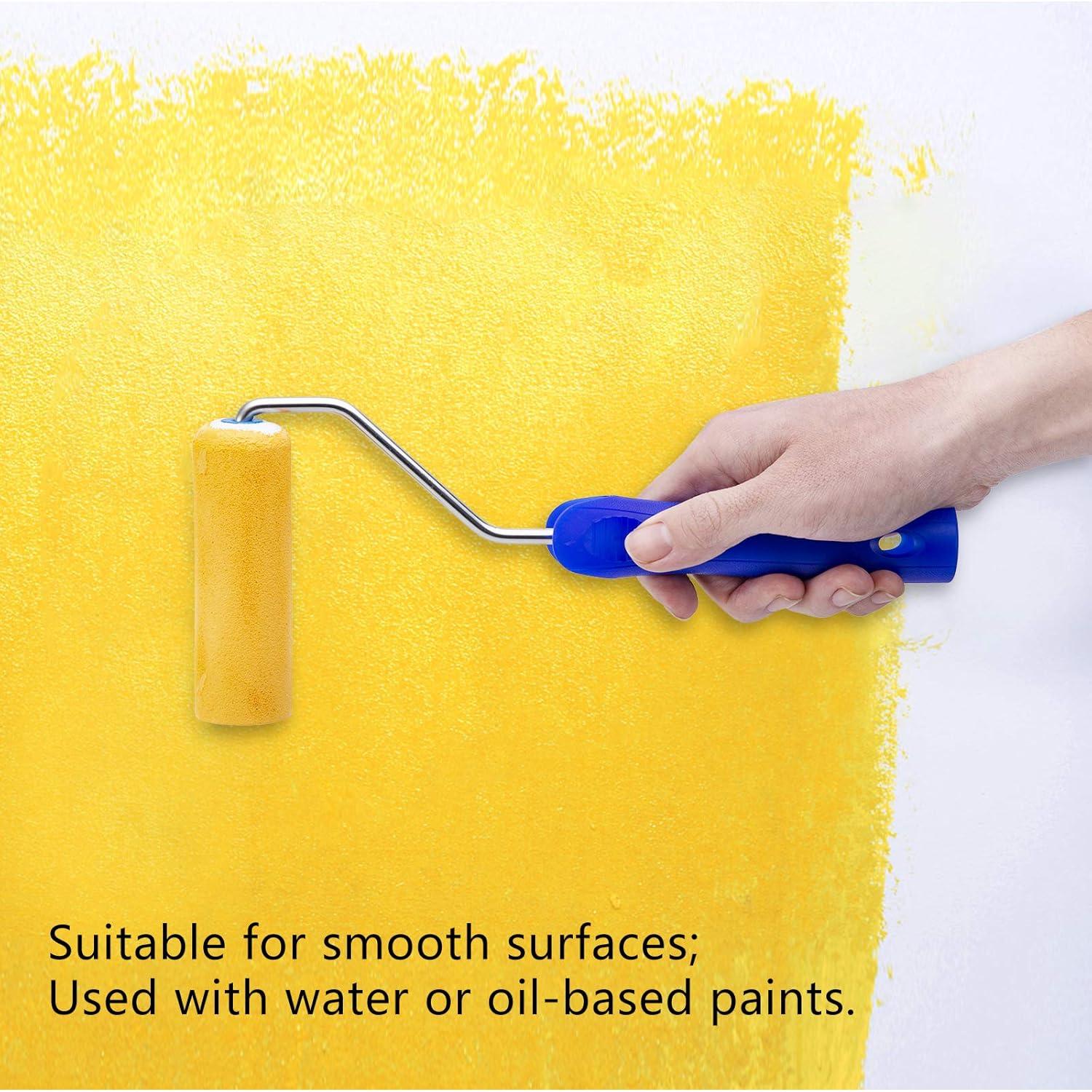 Rodillo de Pintura de Espuma Mister Rui 10 Pcs 4" Alta Densidad