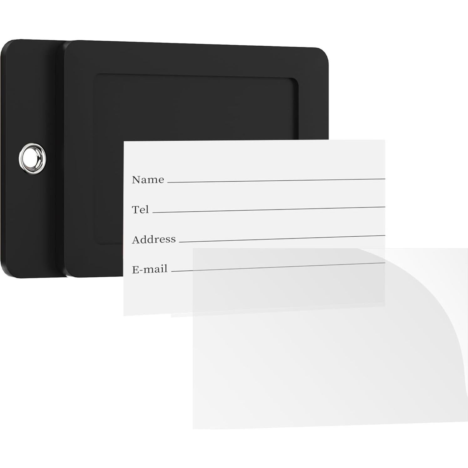 Etiquetas de Equipaje Gostwo 2 Piezas con Inicial A - Negro