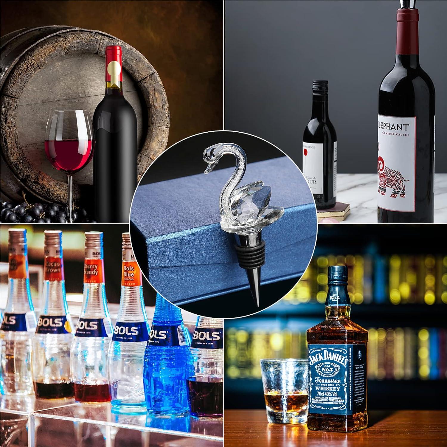 Tapones de Vino G4S3 Acero Inoxidable 5 Piezas Diseño Bola