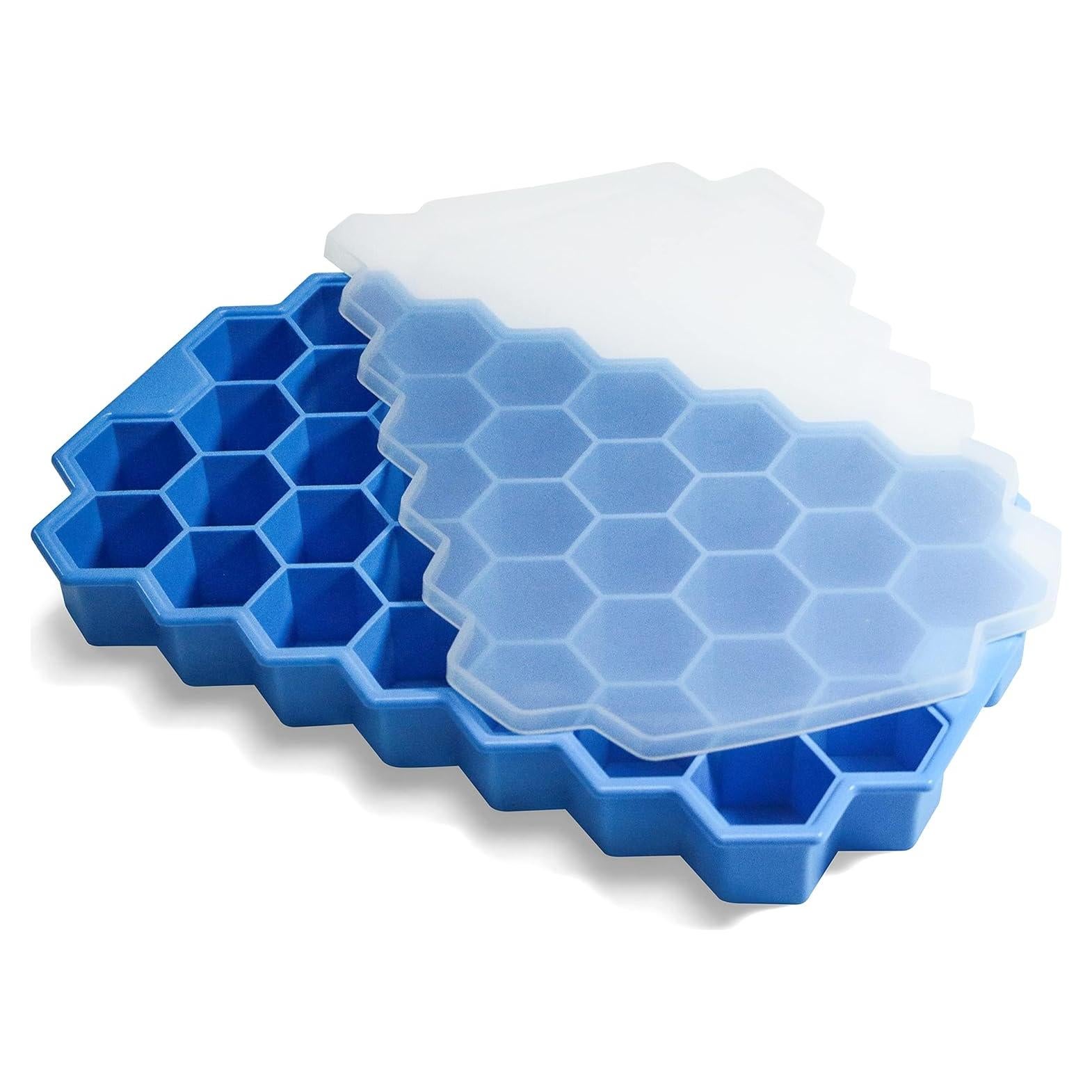 Bandeja de Hielo de Silicona BIDFUL 37 Rejillas Azul