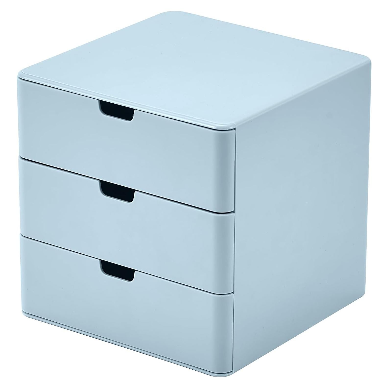 Organizador de Tocador Dalanpa 3 Cajones Azul 16.8x16.5 cm