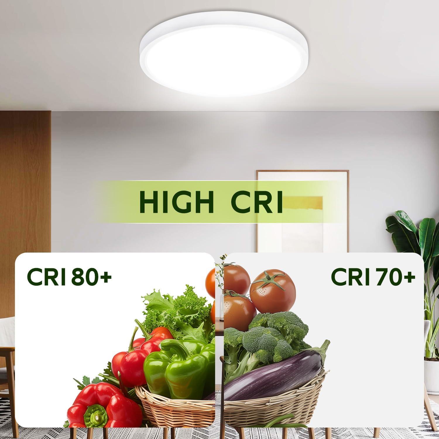 Luz de Panel LED Hykolity 22.86 cm 18W CCT Seleccionable