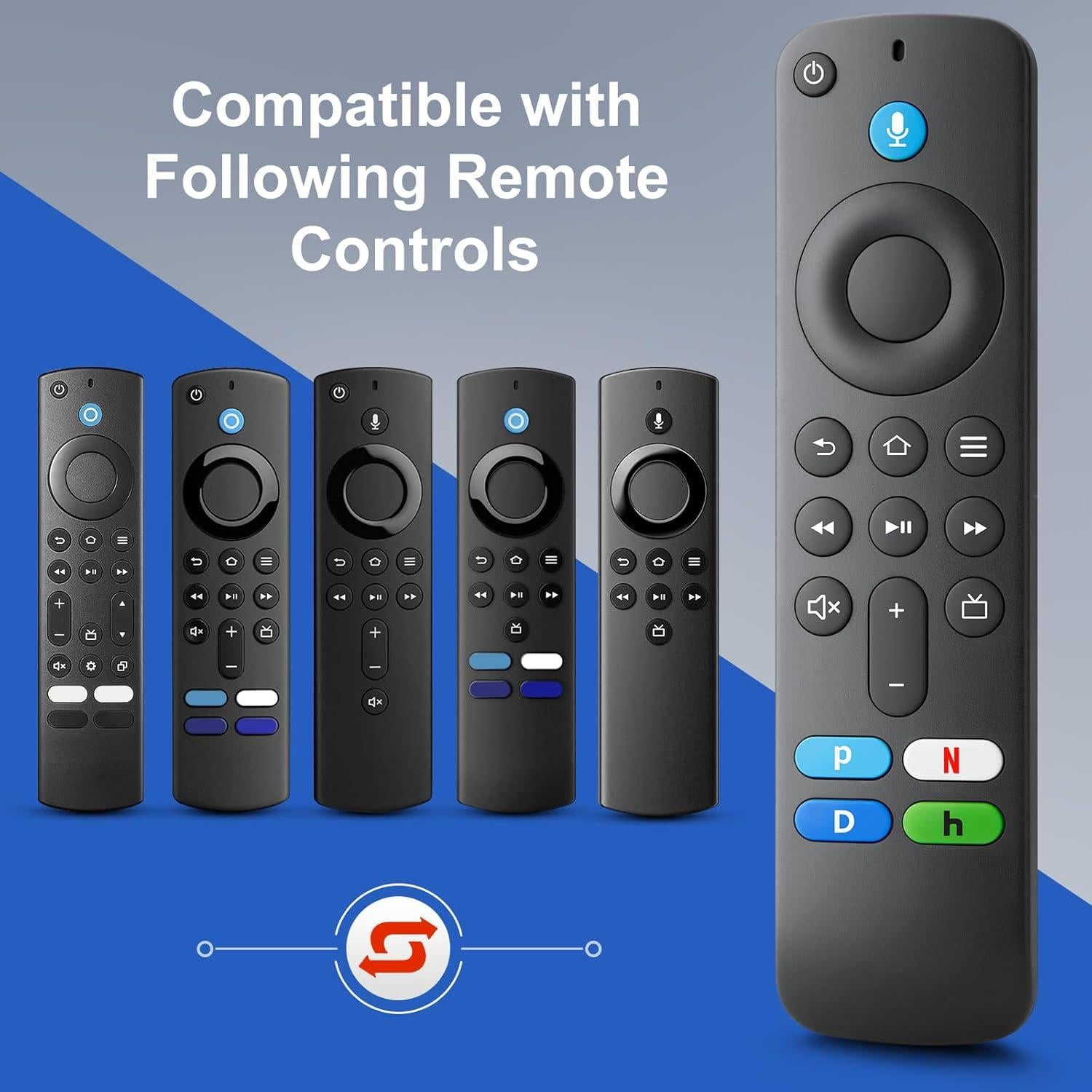 Control Remoto de Voz Angrox AMZ3 para TV Stick y TVs Inteligentes