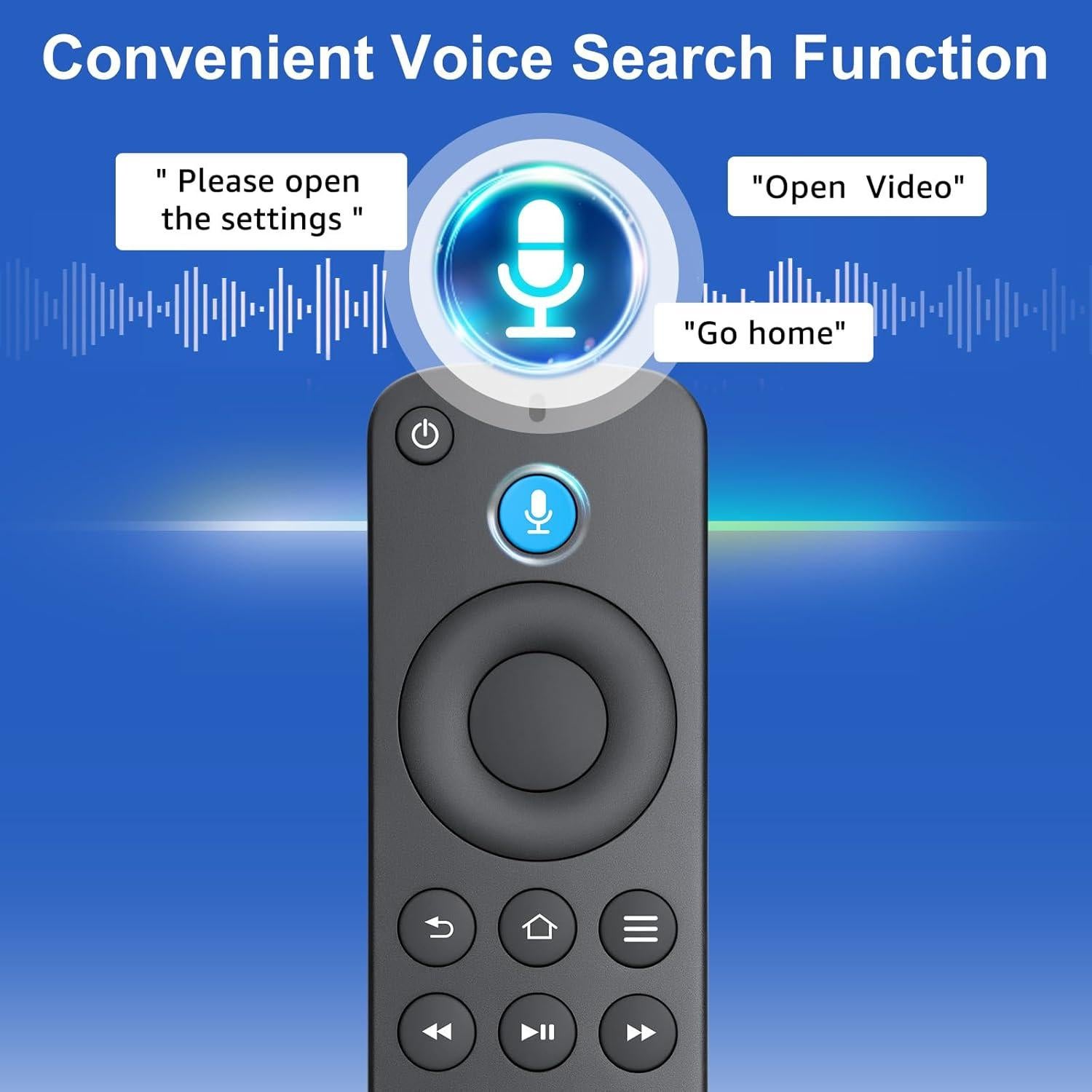 Control Remoto de Voz Angrox AMZ3 para TV Stick y TVs Inteligentes