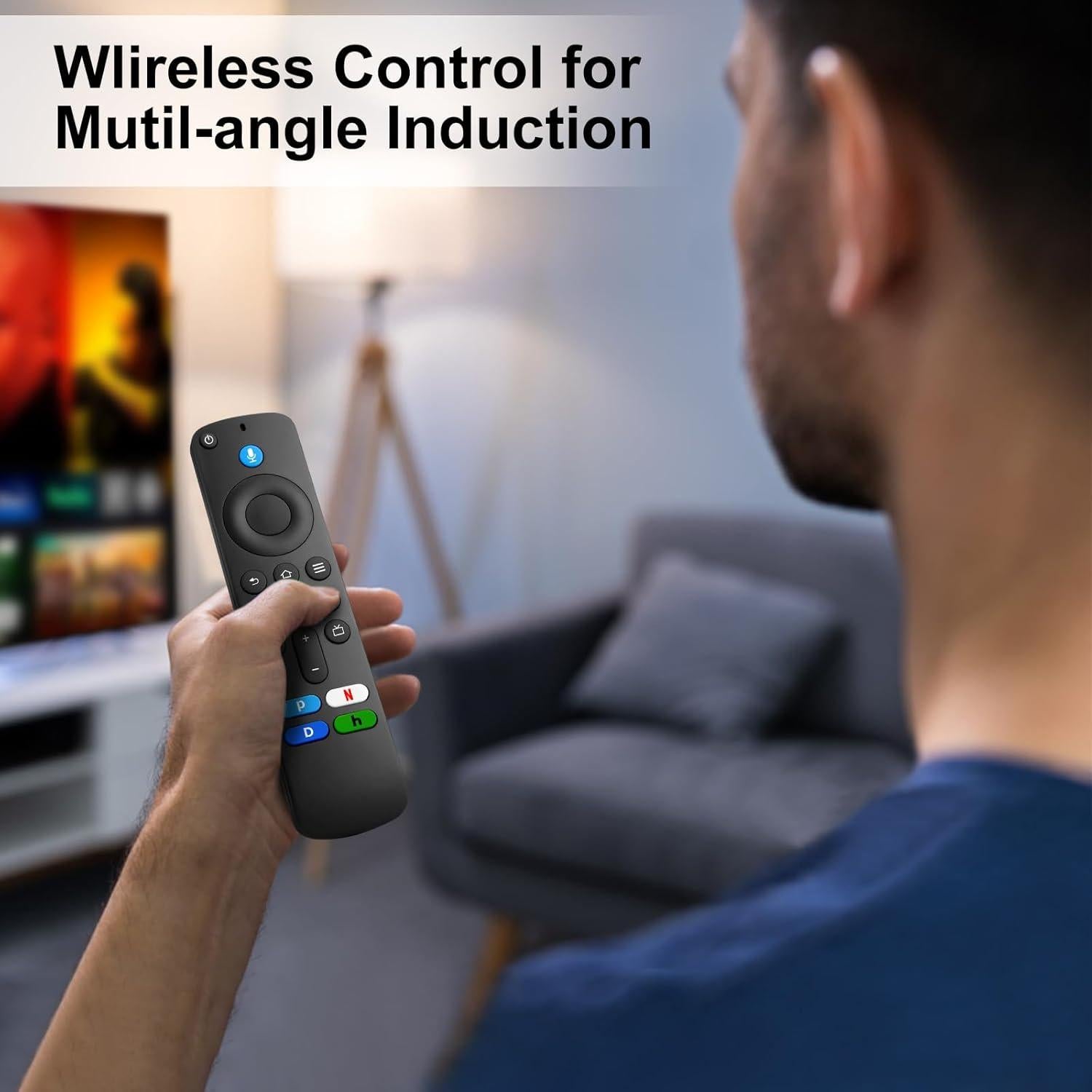 Control Remoto de Voz Angrox AMZ3 para TV Stick y TVs Inteligentes