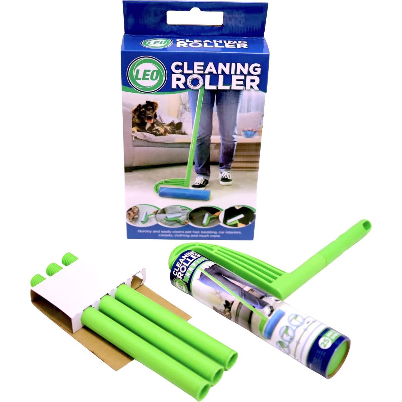 Rodillo de Limpieza Leo Mega Adhesivo 25.4 cm con Recarga