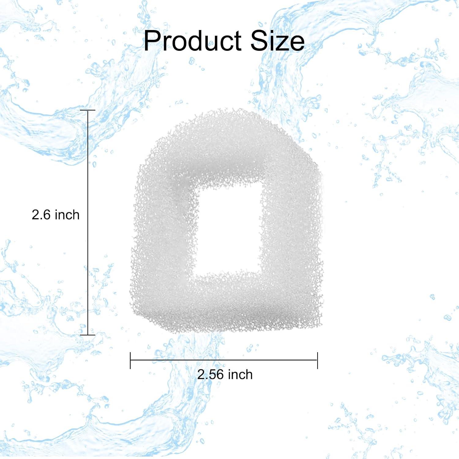Filtros de Reemplazo para Fuente de Mascotas Ukulork - 8 Piezas