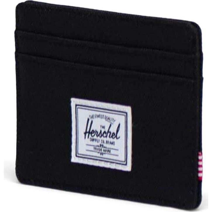 Cartera de Tarjetas Herschel Charlie Negra con Bloqueo RFID