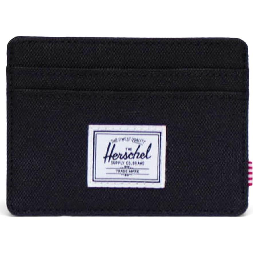 Cartera de Tarjetas Herschel Charlie Negra con Bloqueo RFID