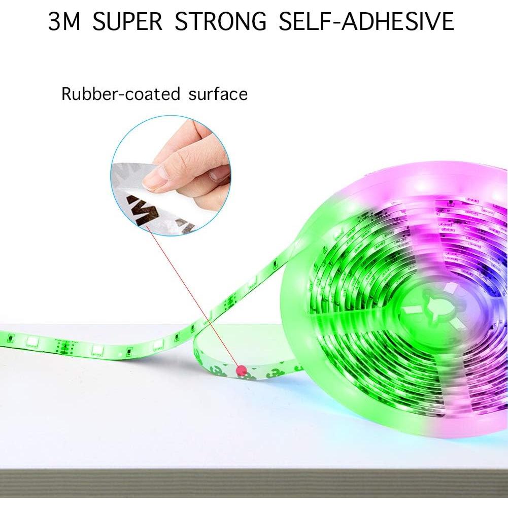 Luces LED PHOPOLLO 6.1m RGB con control remoto y 20 colores