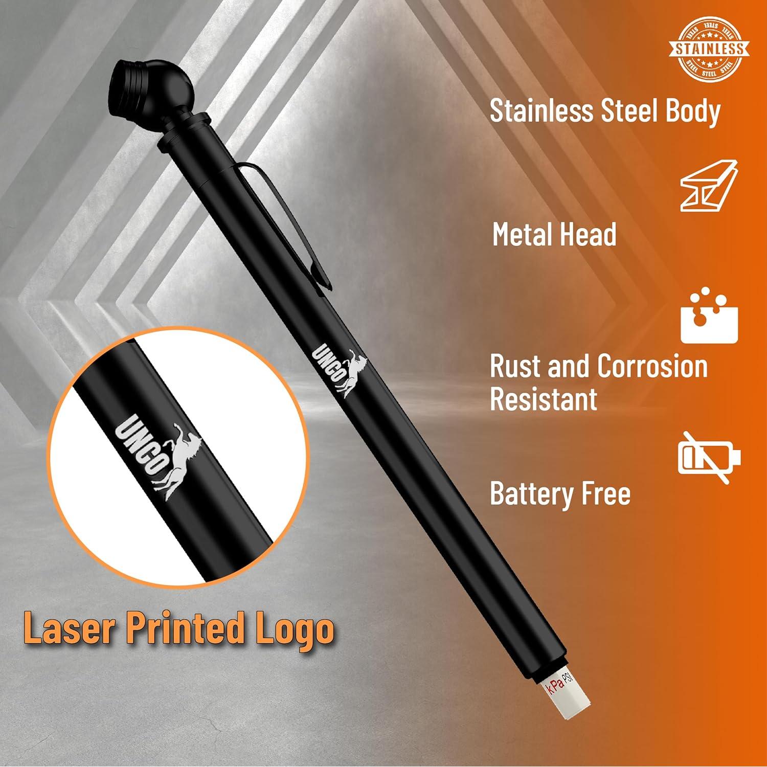 Medidor de Presión de Neumáticos UNCO - 2 Paquete, 10-75 PSI