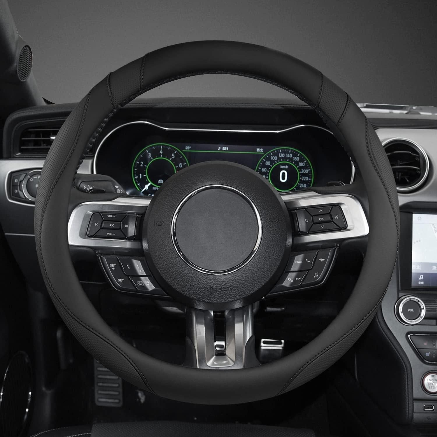 Cubierta de Volante West Llama para Ford Tamaño Estándar Negro