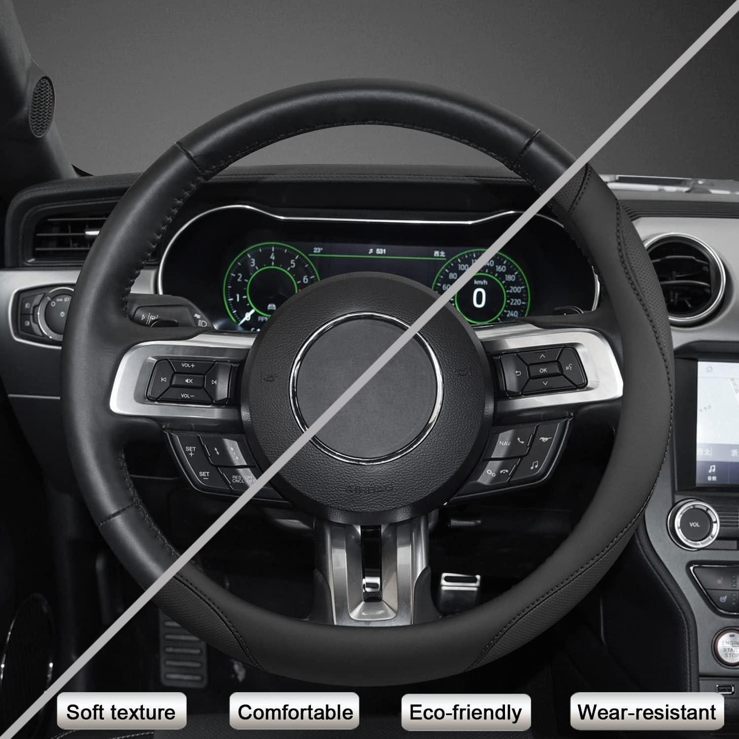 Cubierta de Volante West Llama para Ford Tamaño Estándar Negro