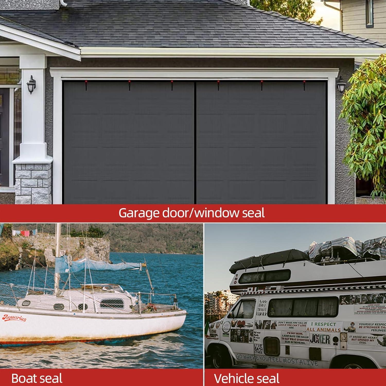 Tira de Sellado de Goma Espuma Aroilder 3.96m Negra