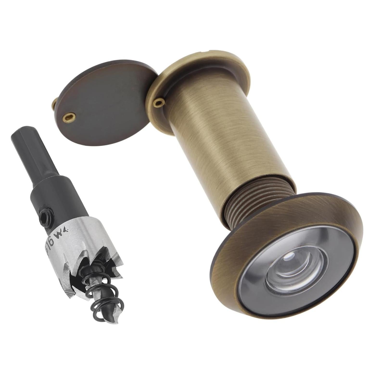 Mirador de Puerta HOJLKLD Bronce Antiguo 200 Grados 16mm