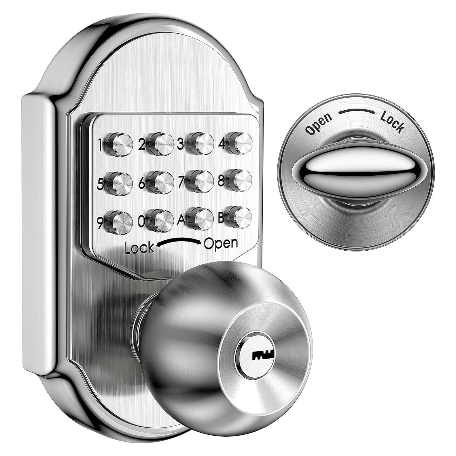 Cerradura de puerta mecánica Megaflint MKD-001 acero inoxidable