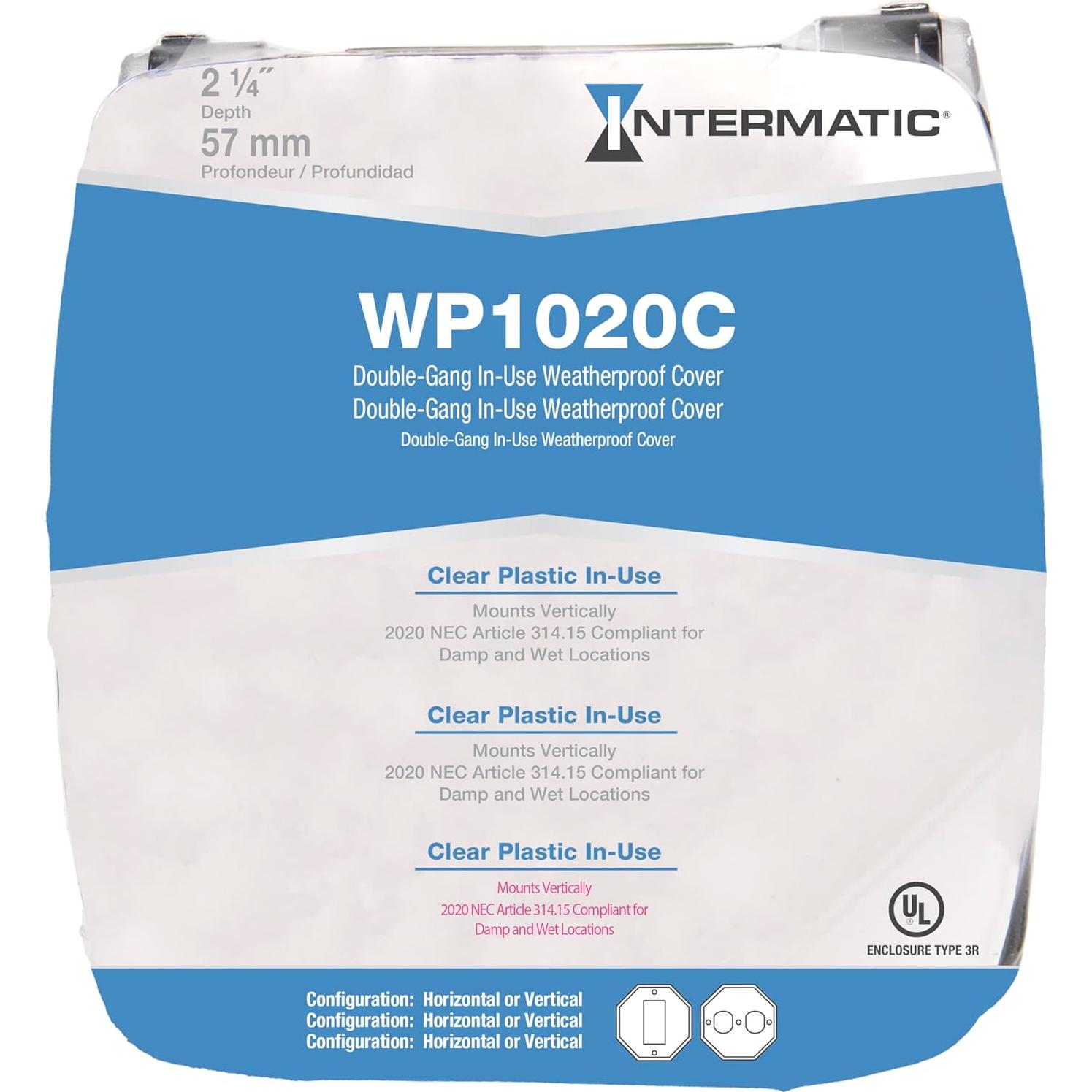 Cubierta de Salida a Prueba de Clima Intermatic WP1020C 2.25"