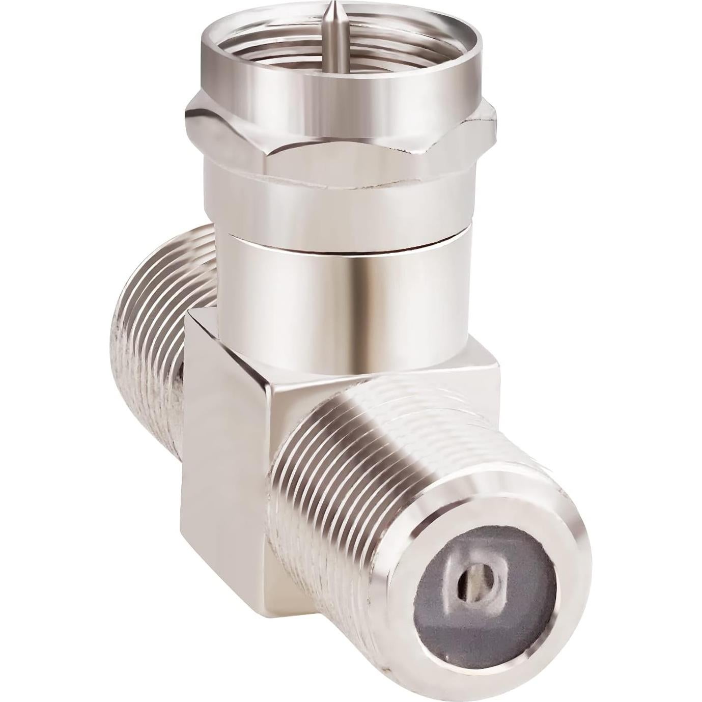 Adaptador Divisor Coaxial Goupchn F Macho a Doble F Hembra