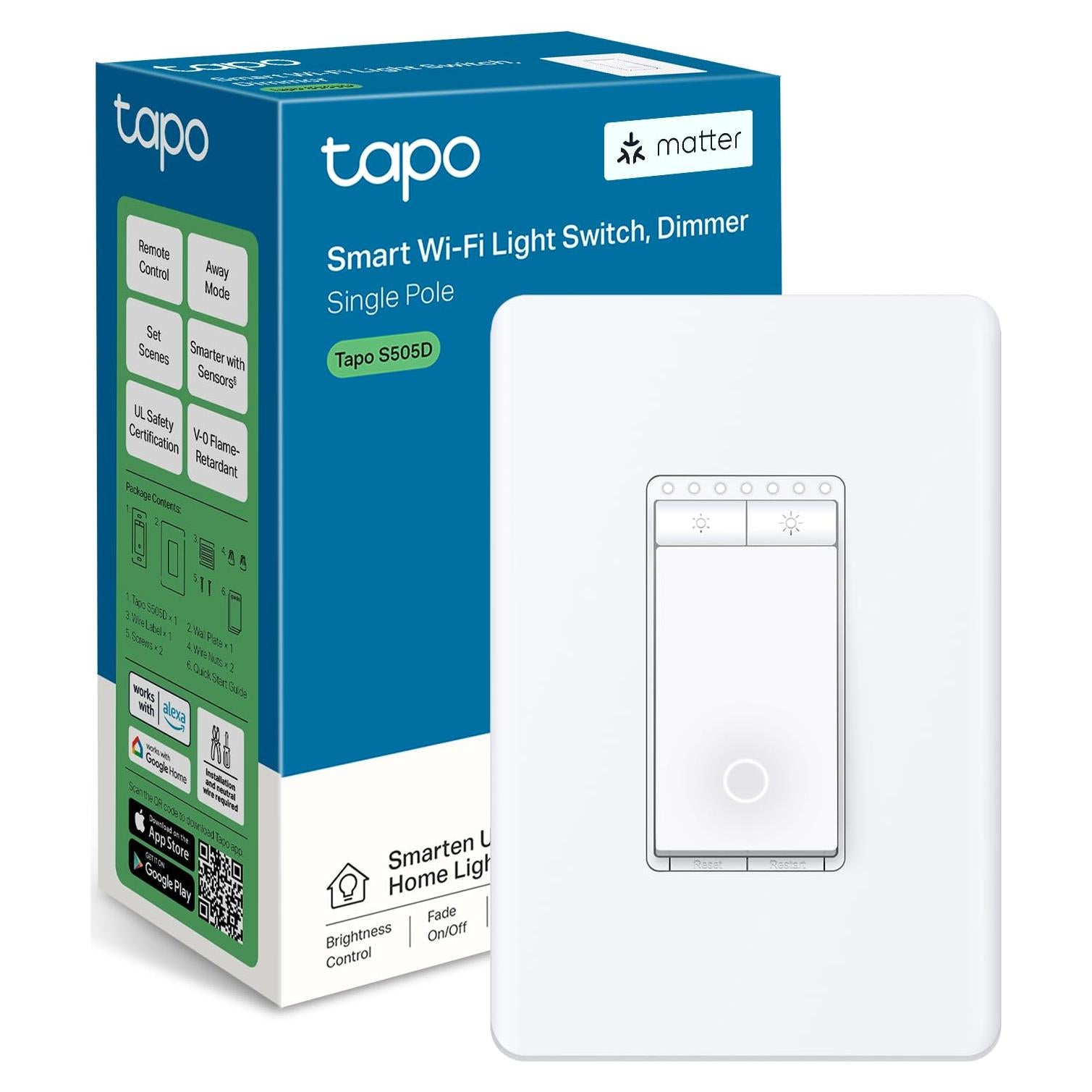 Interruptor Regulador Inteligente TP-Link Tapo S505D 1-Pack