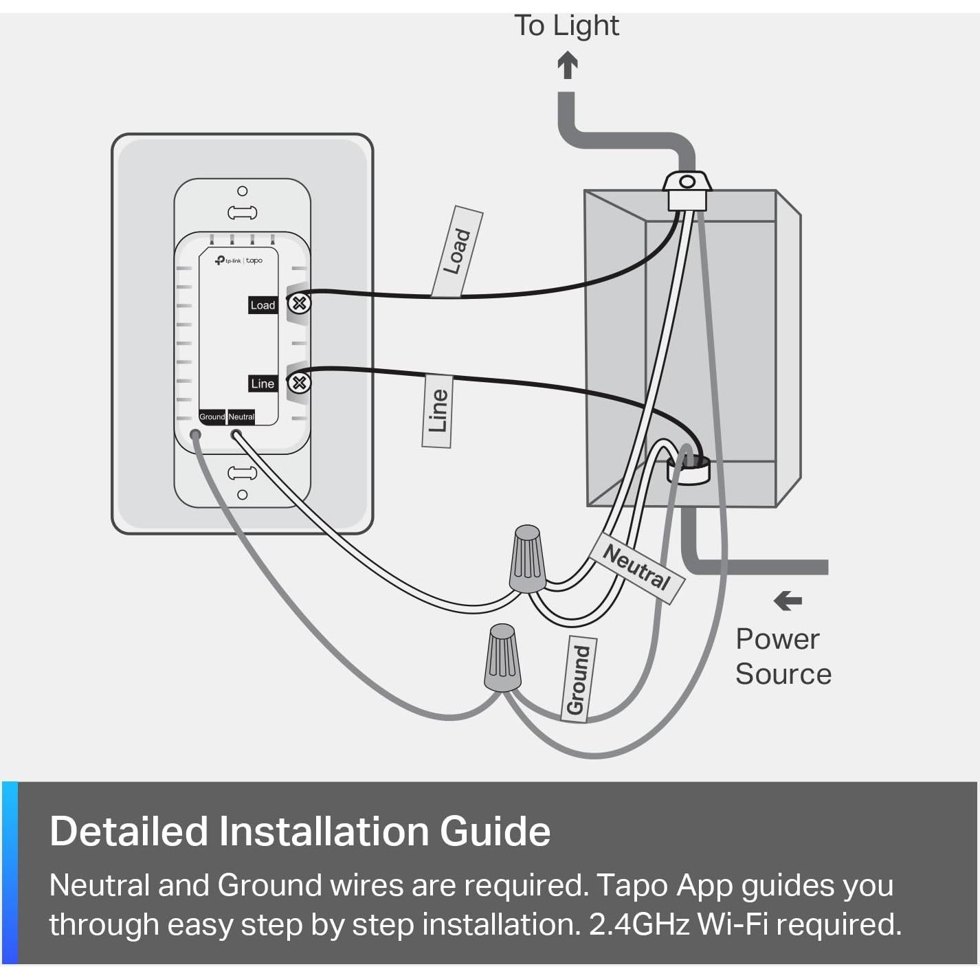 Interruptor Regulador Inteligente TP-Link Tapo S505D 1-Pack