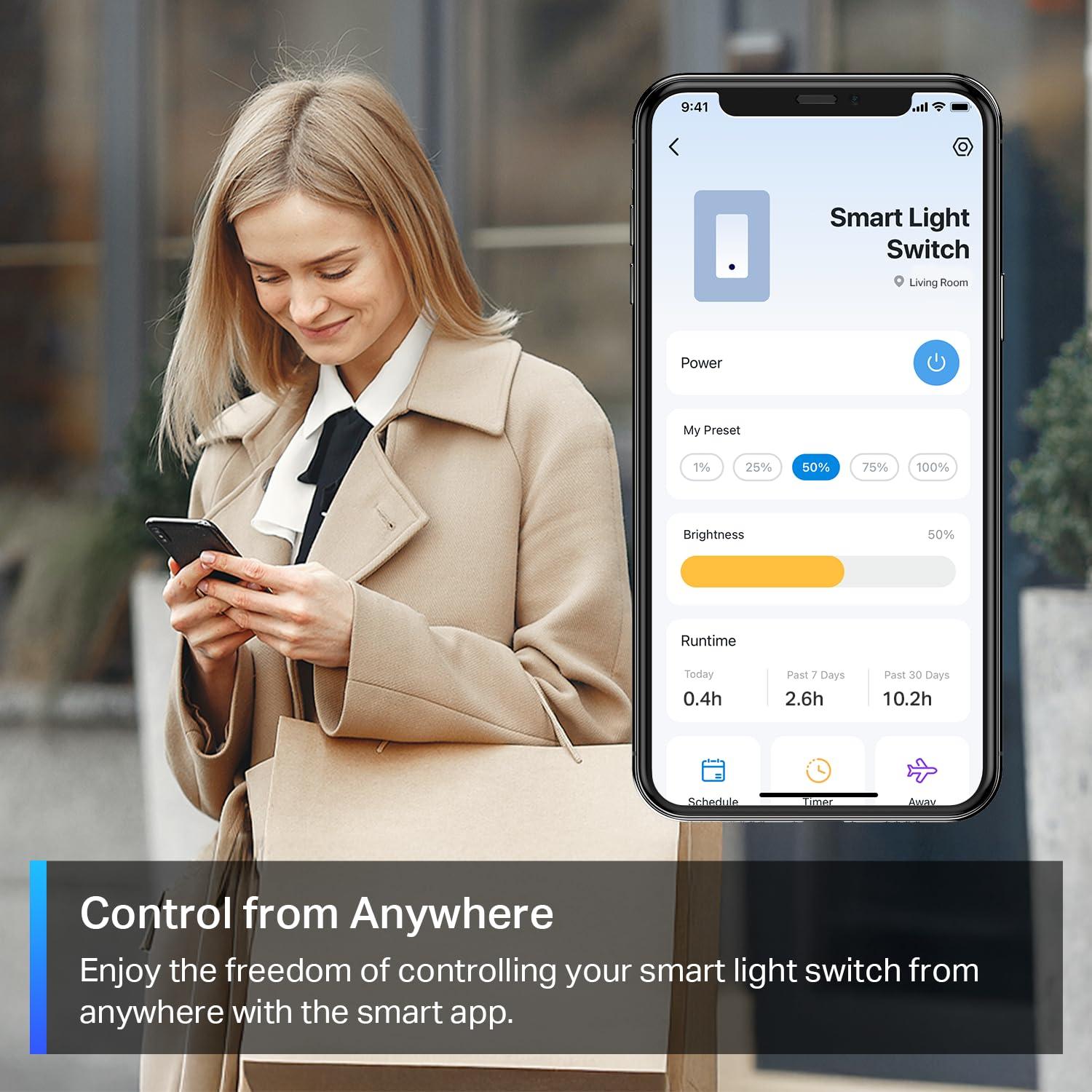 Interruptor Regulador Inteligente TP-Link Tapo S505D 1-Pack