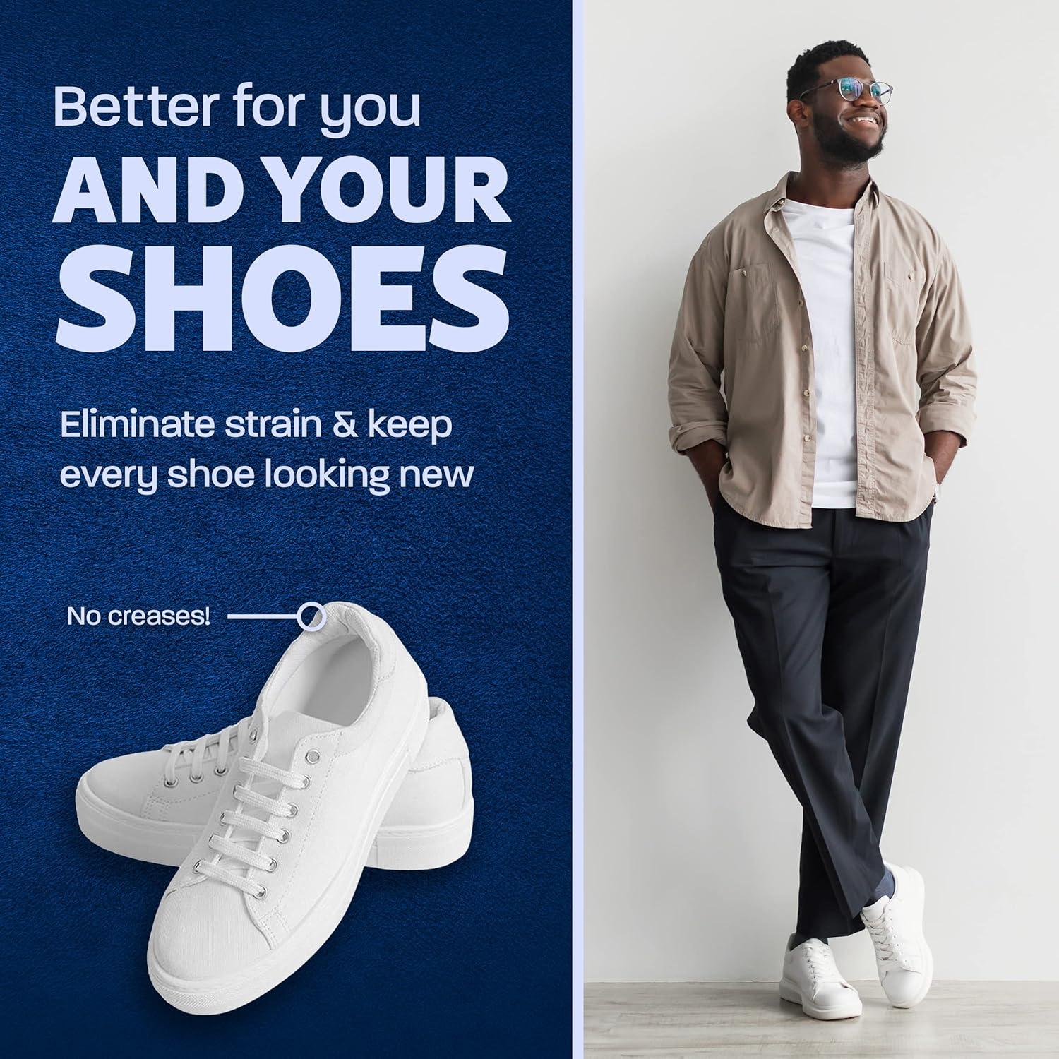 Cuerno de Zapato de Metal Mango Largo para Adultos - 42cm