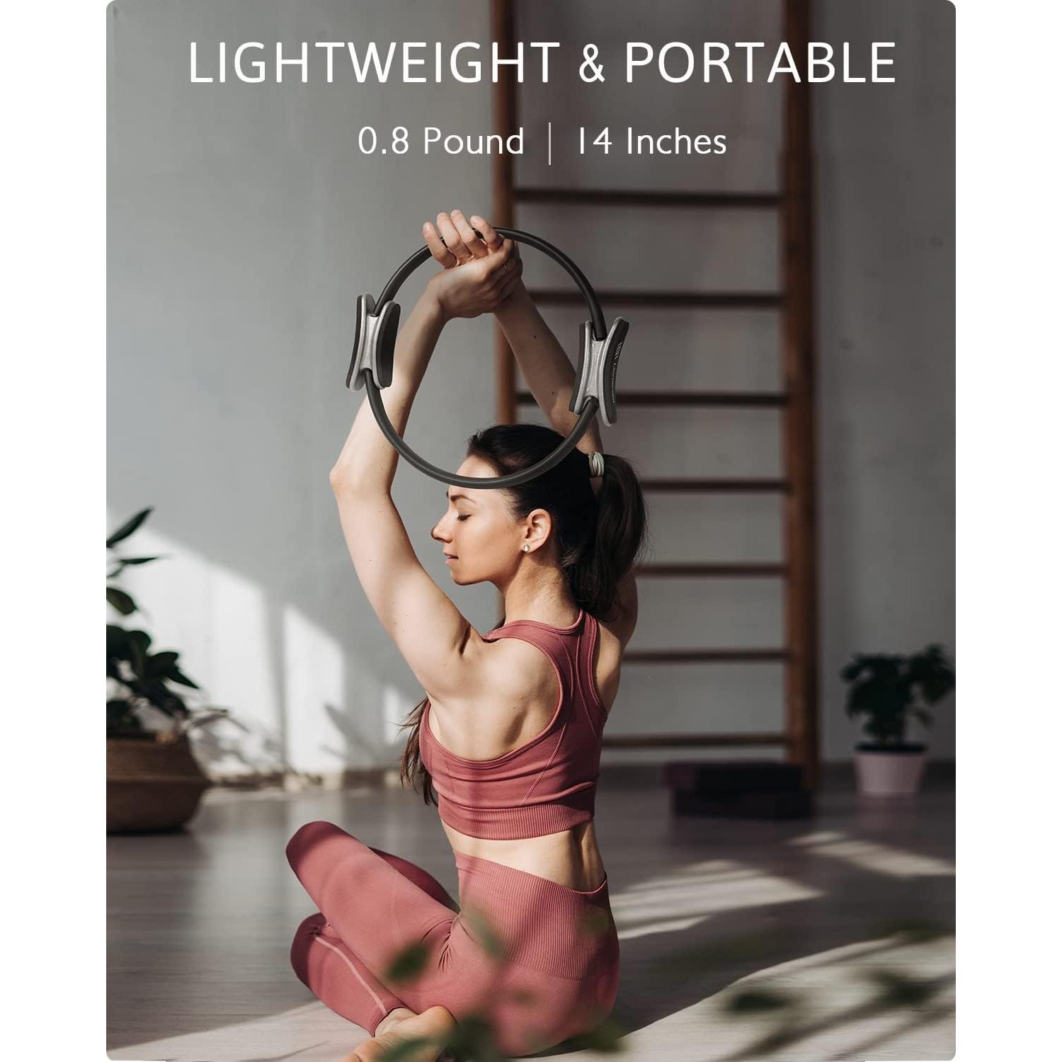 Conjunto de Anillo de Pilates LIONSCOOL 35.56 cm con Accesorios