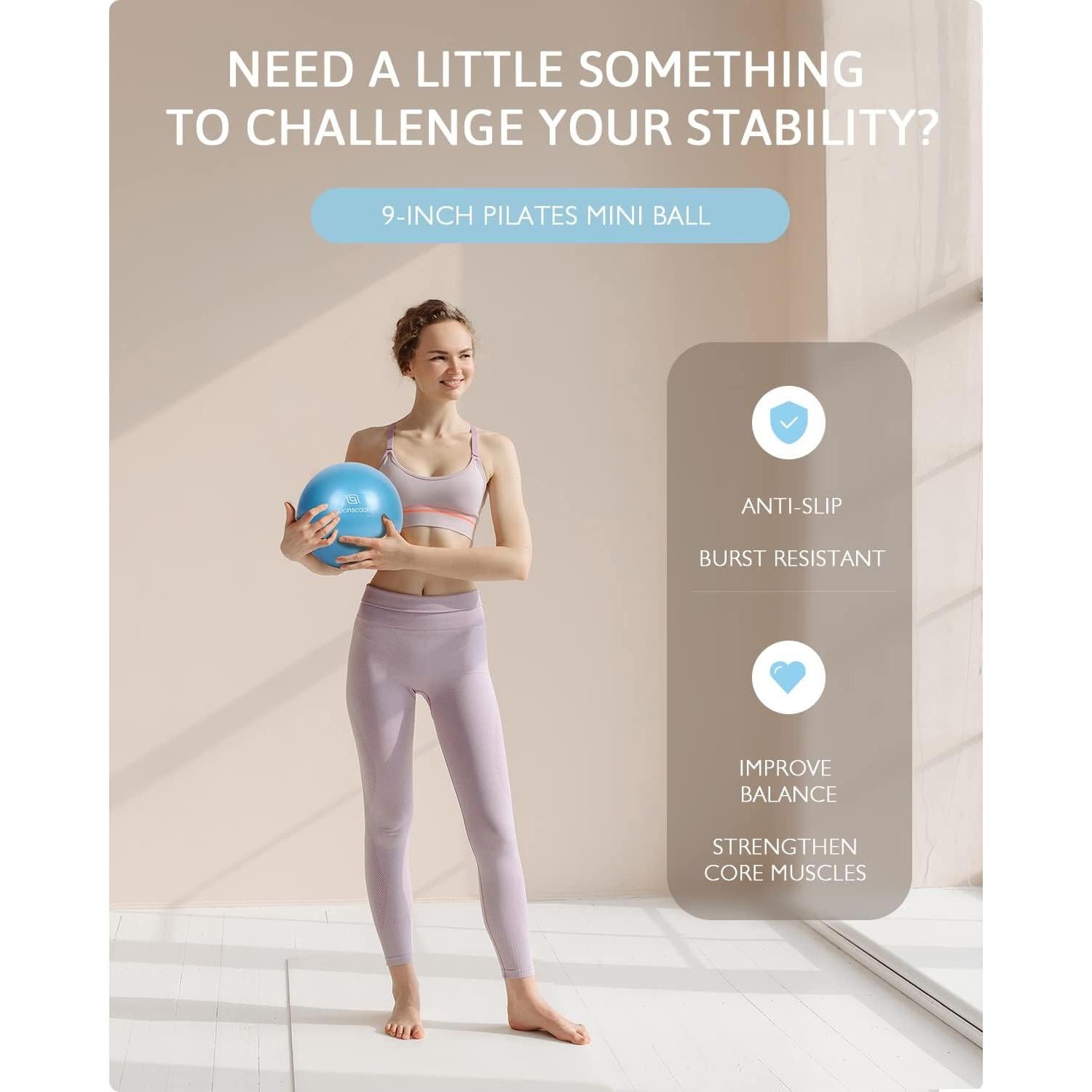 Conjunto de Anillo de Pilates LIONSCOOL 35.56 cm con Accesorios