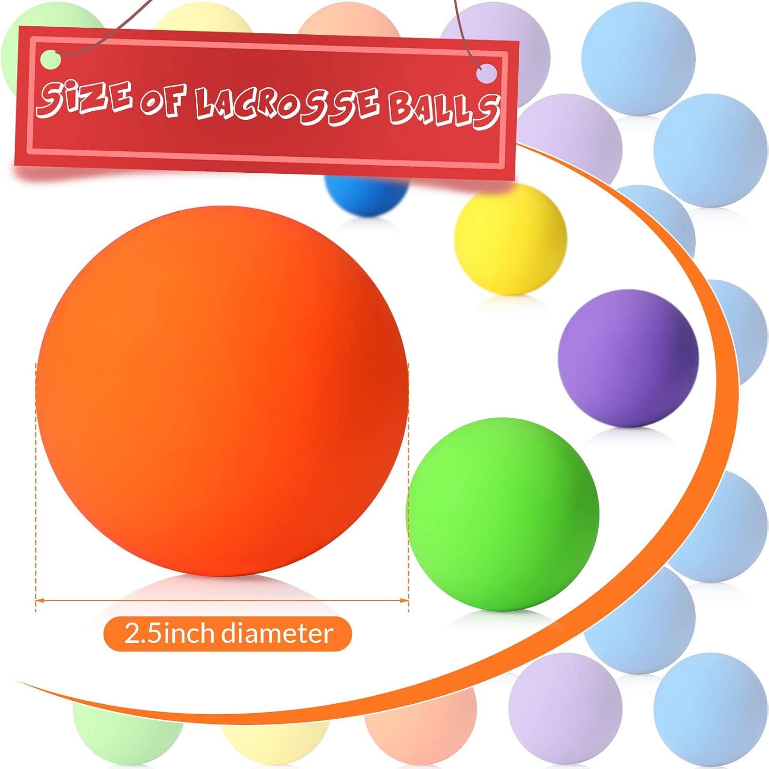 Pelotas de Lacrosse Sosation 50 Piezas 6.35 cm Goma Suave