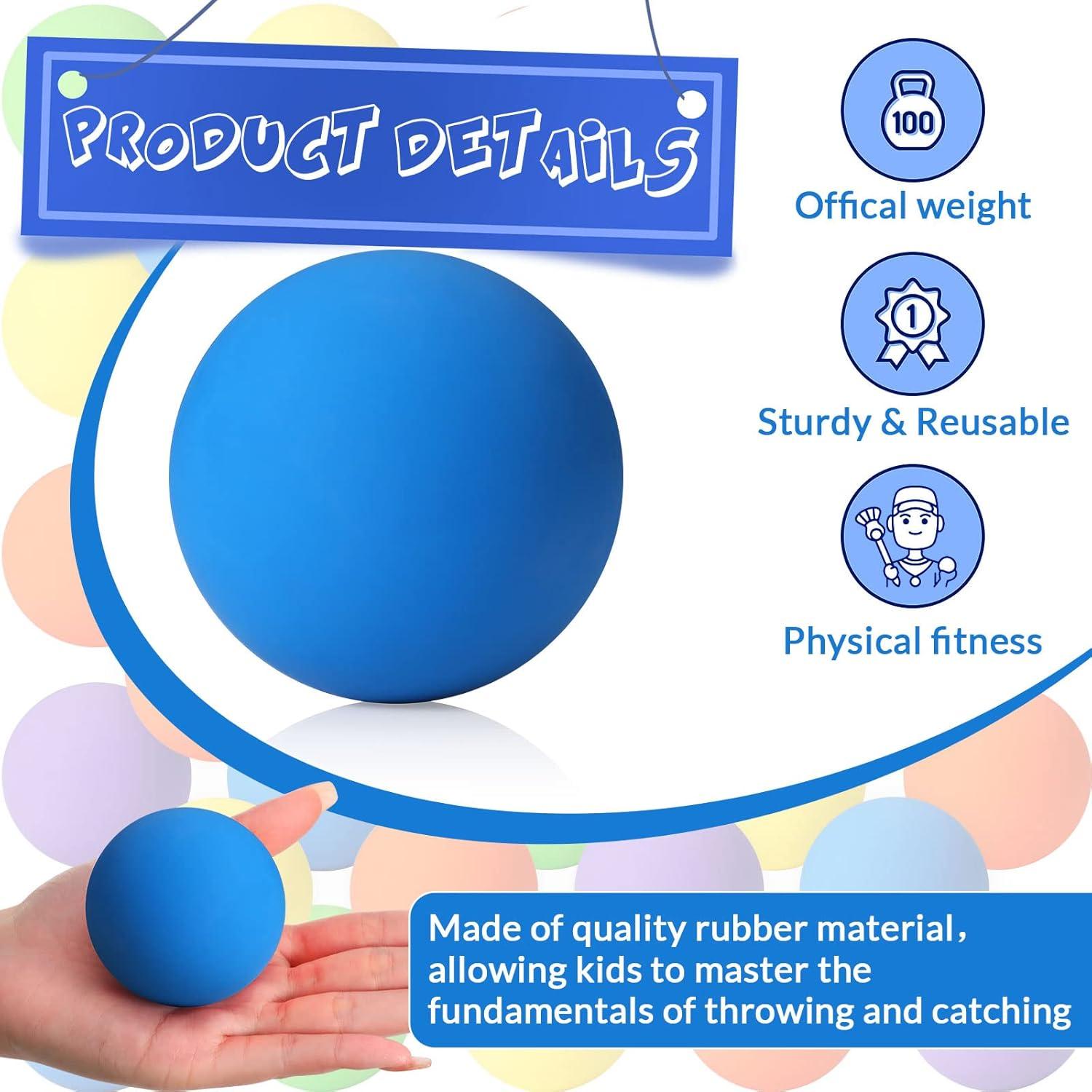 Pelotas de Lacrosse Sosation 50 Piezas 6.35 cm Goma Suave