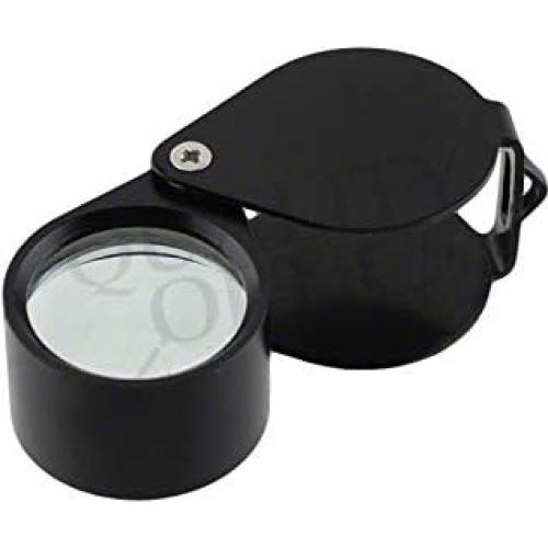 Lupa de bolsillo Quality Optics 10X con lente de vidrio 21mm
