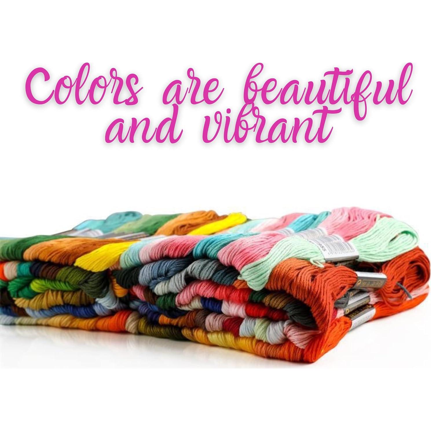 Hilos de Bordado Elementos de Athena - 447 Colores Algodón