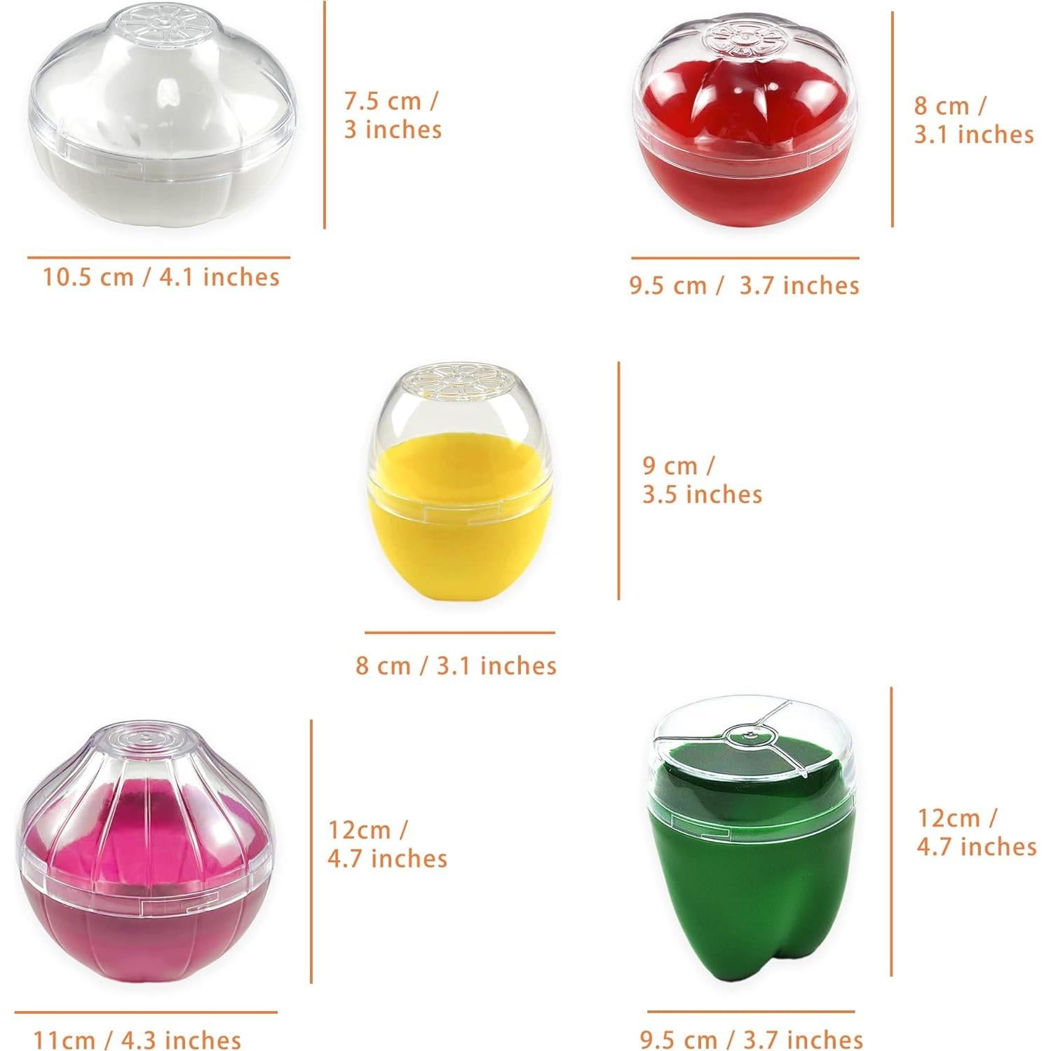 5PCS Contenedores de Almacenamiento Frutas y Verduras Magicaleast