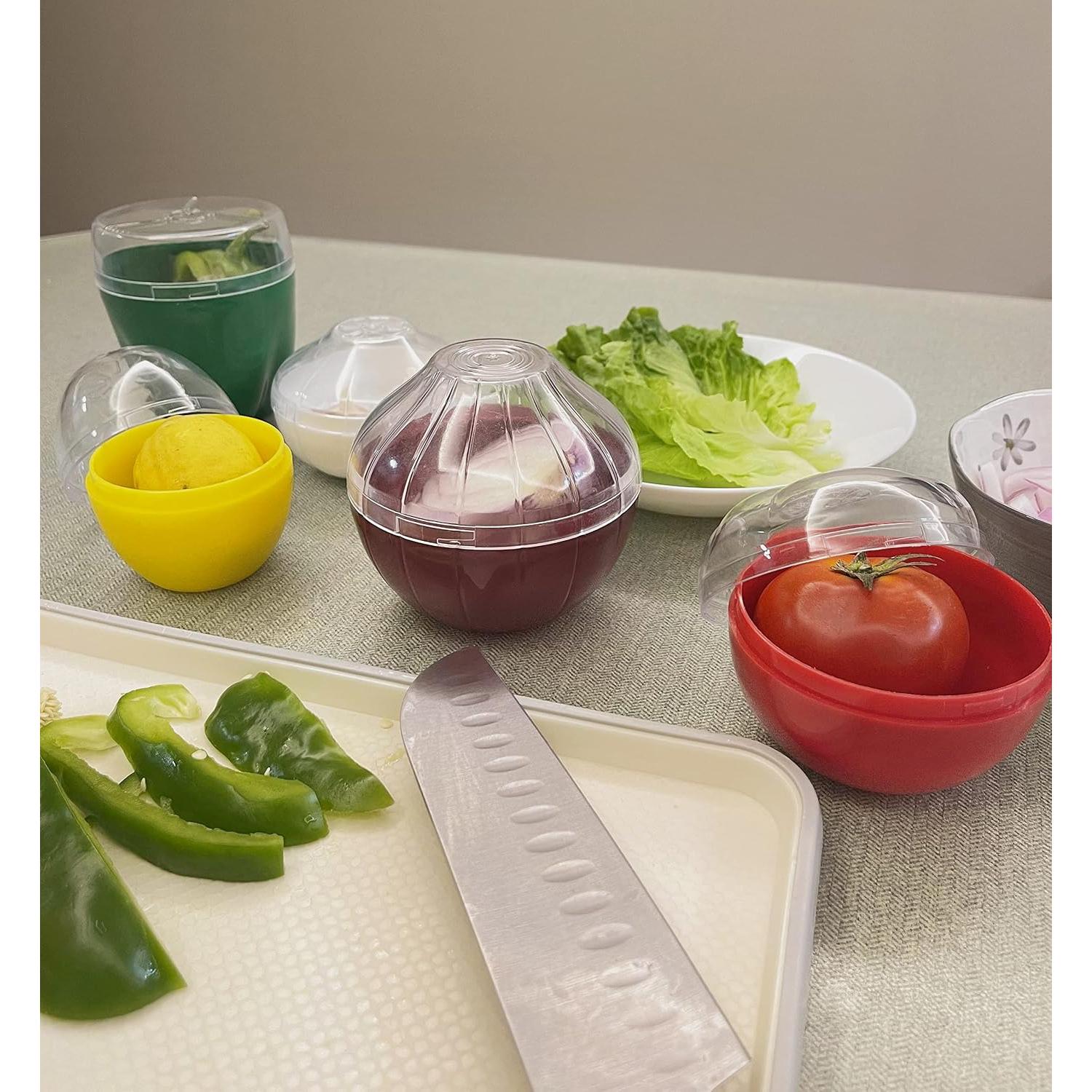 5PCS Contenedores de Almacenamiento Frutas y Verduras Magicaleast