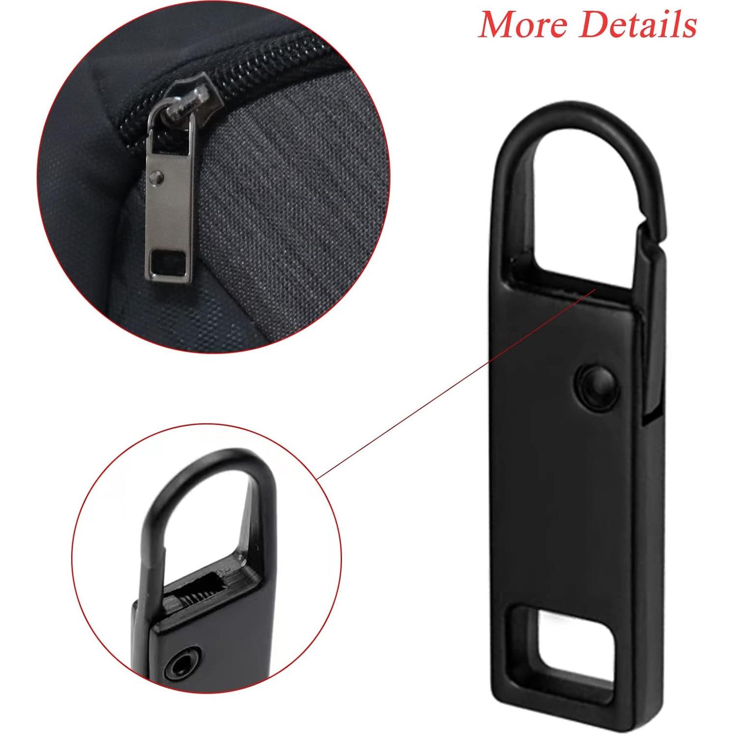 Tiradores de Cremallera Urmspst 8 Piezas Metal 4 Colores