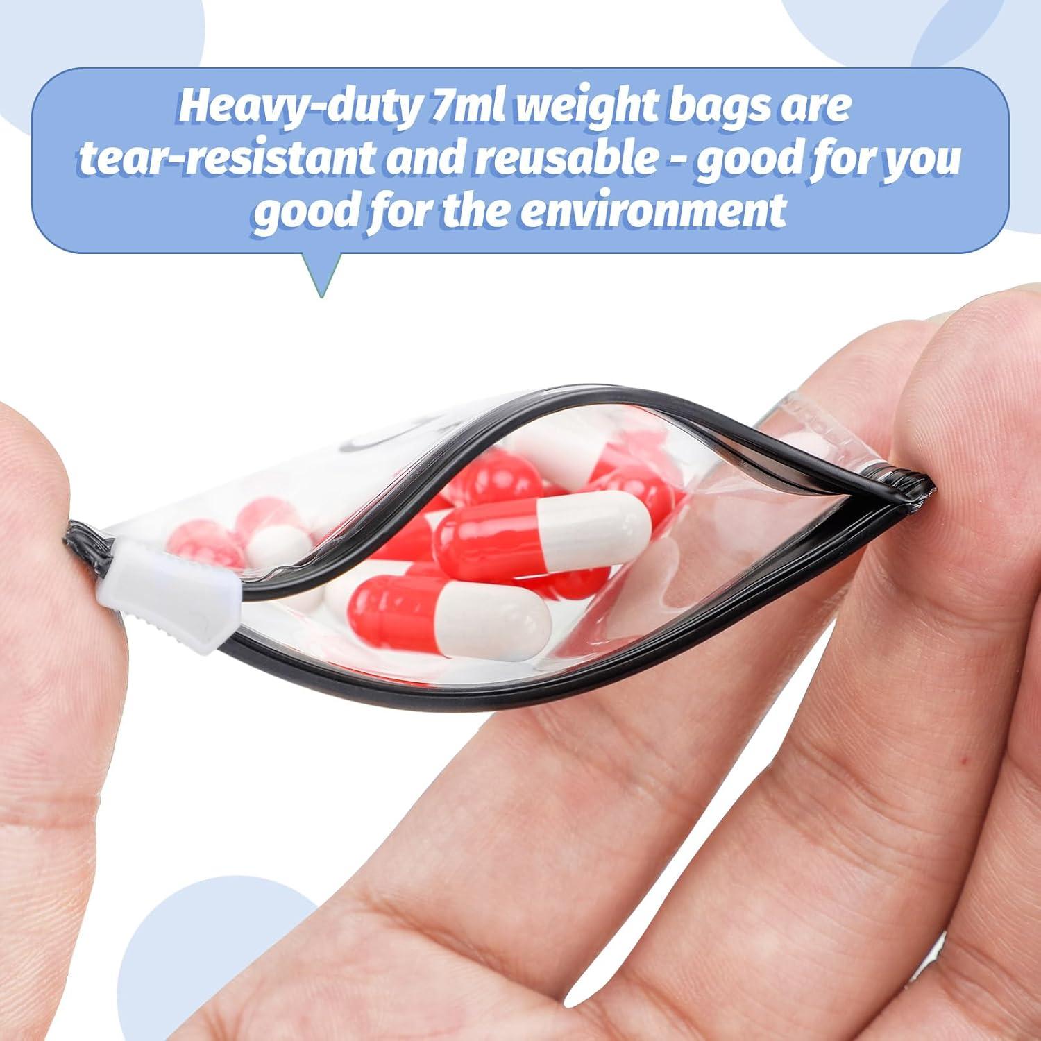 Organizador de Pastillas Colarr 15 Pcs con Cremallera Negro