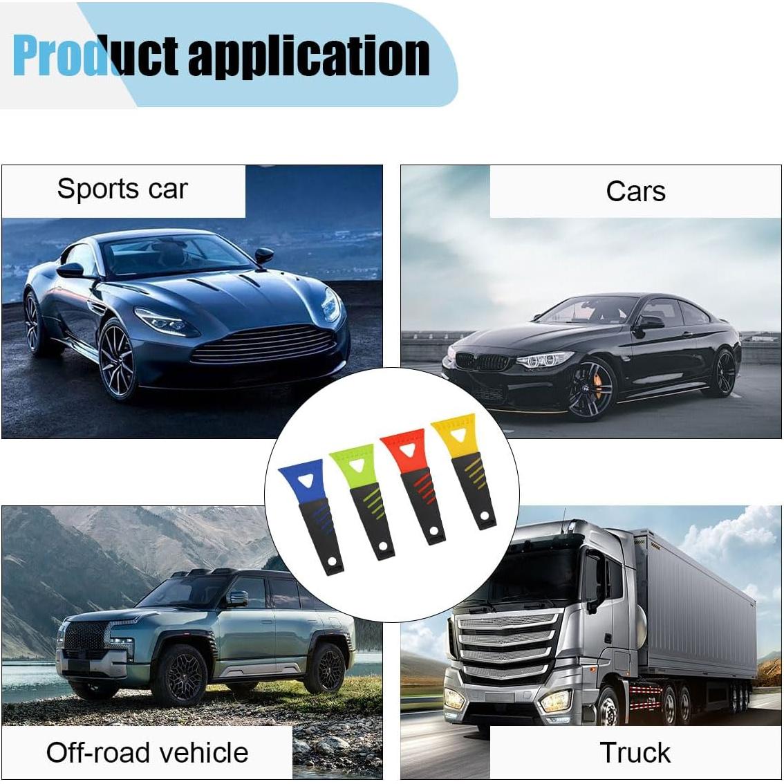 Raspador de Hielo para Coche LHDOS 4PCS 18.1x7.3cm