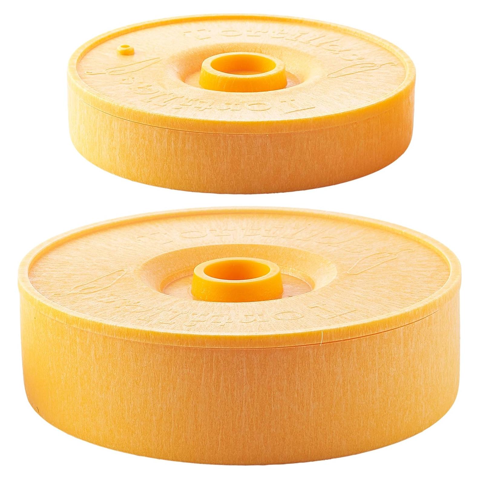 Calentador de Tortillas DOOTERNITY Amarillo 16.5 y 21.6 cm