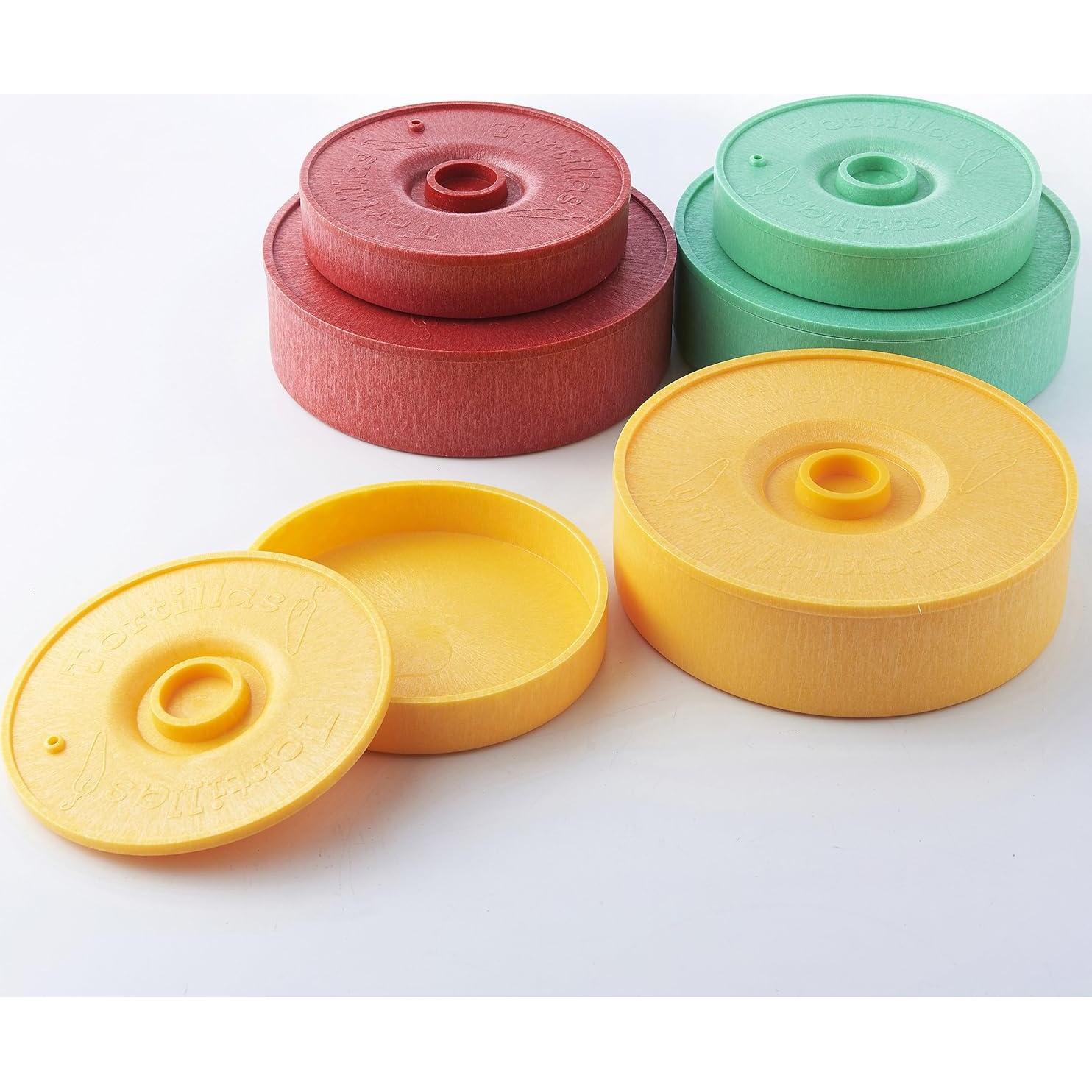 Calentador de Tortillas DOOTERNITY Amarillo 16.5 y 21.6 cm