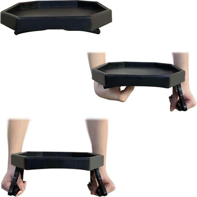 Mesa de Clip para Reposabrazos NHD - Bandeja Antideslizante Negra