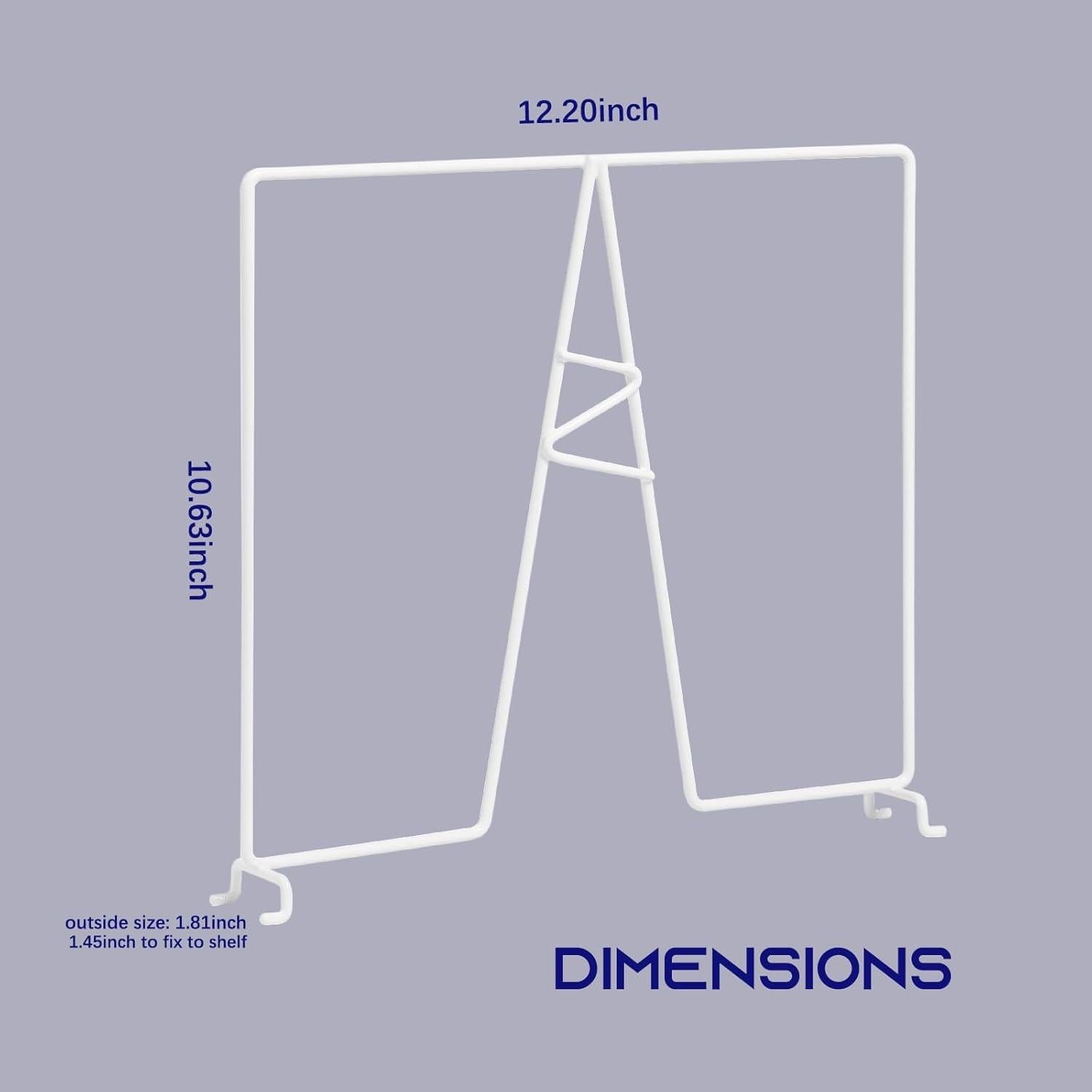 Divisores de Estantes de Alambre Ziroland 30 cm - Paquete de 12